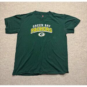 NFL Green Bay Packers Green Short Sleeve Crewneck T-shirt Men's' Large